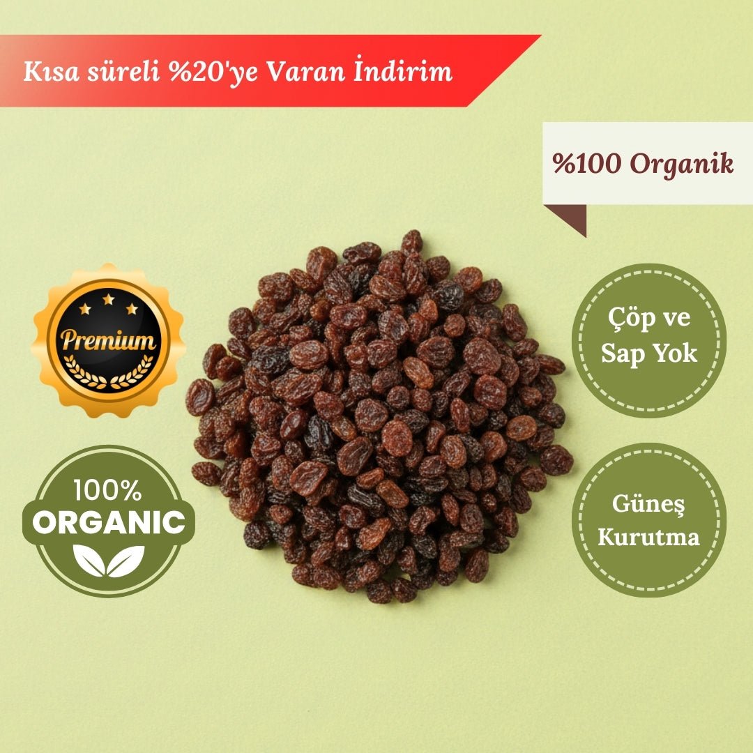 10 KG Kuru Üzüm – Güneşte Kurutulmuş, Yoğun Aroma - DAMAK ANTAKYA