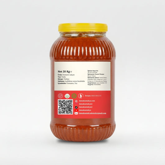Ev Yapımı Domates Salçası 20 Kg - DAMAK ANTAKYA