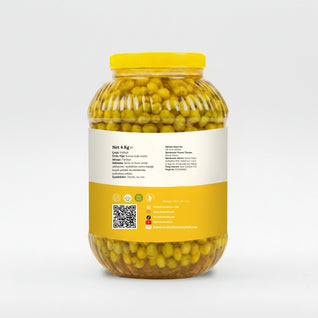 Halhalı Grüne Oliven, geknackt (5-Liter-Kanister) – Traditionelle neue Ernte