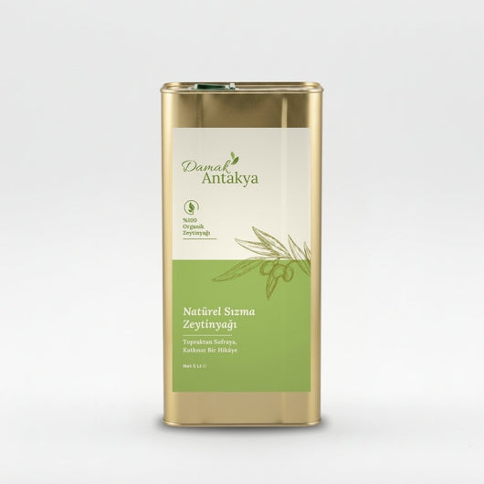 Soğuk Sıkım Sızma Zeytinyağı 5 Lt - DAMAK ANTAKYA