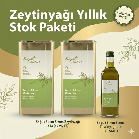 Zeytinyağı Yıllık Stok Paketi - DAMAK ANTAKYA